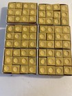 72 Pieces Gold Billiard Chalk  pool Cue Q Stick  Free Scuffer   Table Spots