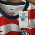 Nike Usa Team Men s Soccer Jersey Size M Red White Blue Striped Top