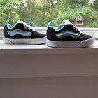 Vans Knu Skool Elastic Lace Toddler Size 7 Retro Sport Grey Blue Shoes Nib New