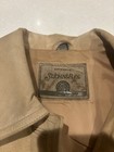 Vintage Tan Men   s Suede  Shirt jacket Sz Medium- Lined  leather retro 70s 80s