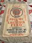 Byrants Food Poultry And Livestock Cloth Feed Sack  read 