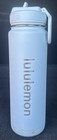 Lululemon Back To Life Sport Bottle 24oz Insulated Stainless Steel Straw Lid