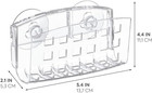Idesign Sinkworks Kitchen Sink Suction Holder For Sponges  Large  Clear 