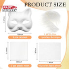 Seenelling Therian Cat Mask Kit Diy Blank Bases