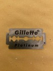 5  Double Edge Razor Blades  Gillette Platinum Blade