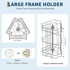 3 Frame Electric Honey Extractor Stainless Steel Power Beekeeping Equipment 140w