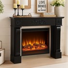 Modern Fireplace Mantel Surround Mantel For The Fireplace W  Decorative Pattern