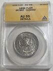 1896 Great Britain 1 Florin Silver Coin Graded Au 55 Details Cleaned By Anacs