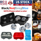 Silicone 3d Ball Ice Cube Tray Maker Round Ball Sphere Mold Whiskey Cocktails