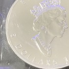 1992 Canada 1 Oz  9999 Fine Silver Maple Coin  Rcm Seal  4th Lowest Mintage 343k