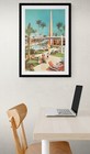 1960s Mid Century Modern Atomic Age Art Print Mca9