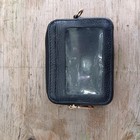 Coach Zip Card Case - Black gold Refined Pebble Leather - 6303
