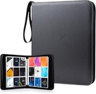 Trading Card Binder  900 Pockets Sleeves With Zipper  Double Sided Pockets Ca   