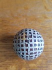 Antique vintage Square Mesh Golf Ball Kro-flite On Both Poles Spalding