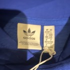 Adidas Originals Blue Black Colorblock Pullover Hoodie Kids L Hooded
