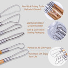 61pcs Ceramic Clay Tools Kit Pottery Tools Clay Sculpting Shapers