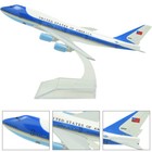 1 400 Scale Air Force 1 Boeing B747 Airplane Model Metal Collection Plane Model