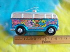 Grateful Dead Dancing Bears Bus Glass Christmas Ornament - Free Shipping