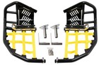 Honda Trx 450r 400ex Nerf Bar Nets  Fits Alba Tusk  With Heel Guards Yellow J
