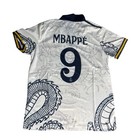 Real Madrid Mbappe 9 Kids Soccer Jersey Set White Dragon Shorts Socks New Sze 28