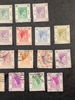 Hong Kong 1938-52 Gvi   Qeii Definitives Lot Of 25 Used - Great Colors  A    