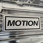 Big Block Chevy  motion  Valve Covers  Classic Finned - Polished - Ansen Usa
