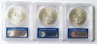     lot Of  3 2013-w  1 American Silver Eagle Type 1 Pcgs Ms70 West Point  Mint     