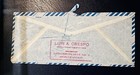 1954 Uruguay Cover To England 3 Vintage Stamps Montevideo  defective Envelope 