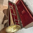 Vintage Cleveland Superior Trombone By King H n  White With Hard Case