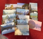 Vintage Lot Of 9 Sets Chinese China Provinces Postcards Unposted