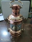 14  Nautical Maritime Ship Lantern Boat Light Brass   Copper Anchor Oil Lamp