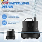 660gph Submersible Water Pump Pond Fountain Pump Aquarium Fish Tank 8 2ft High