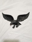 Vintage Cast Iron American Eagle Wall Mount Old Antique  7037  9  Black Metal