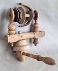 Antique Unique Spinning Wheel Frame With Spool Flyer