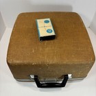 Royal Quiet De Luxe Portable Typewriter W  Case Green Keys 1950s W ribbon Vtg