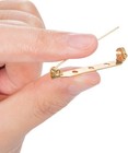 100 Pieces Brooch Pin Backs Bar Pins Backs For Crafts Safety Clasp With Plastic