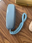 Push Button Retro Corded Phone Wall  Desk Telephone Vintage 3 Pc Blue Yellow