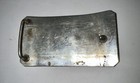 Vtg Belt Buckle Ricardo Nickel Silver Bronze Trim -fe Page- Rodeo Bronc Cowboy