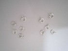 10 Spring Rings Sterling Silver 925 Open Ring Clasp 5 9 Mm Findings Repair Chain