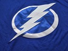 New Fanatics Tampa Bay Lightning Blue Breakaway Nhl Hockey Jersey Men s Large