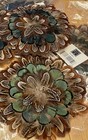 4 Peacock  Feather Pads Rare Pads Diy Headband hats craft 5    Coaster decor Nip