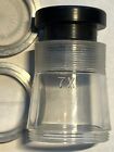 Bausch   Lomb 7x Measuring Magnifier Eye Loupe W  4 Glass Lenses   Hard Case