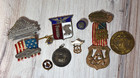 Lot Of Vintage Antique Masonic Medals Ribbons   Pins New Jersey