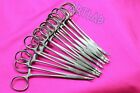 10 Pc Mosquito Hemostat Forceps 5  Curved Stainless Steel Surgical Medical