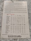 Winchester Model 70 1960 s Bear Head Owners Manual Original 