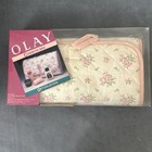 Vintage New Unused Olay Oil Of Olay Night Of Oiay Cleanser Cosmetic Bag 1986 Set
