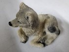 Safari Ltd Gray Wolf Laying Down Animal Figure 2012 Figurine