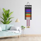 12 Belts Karate Belt Display Rack With Stickers For Taekwondo Bjj Learners