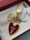 Gucci Charm Heart Lock   Key Keychain Gift Key Chain With Brand Manual New Box