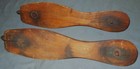 Nice Pair  Primitive  Antique  Wooden  Ice Skates